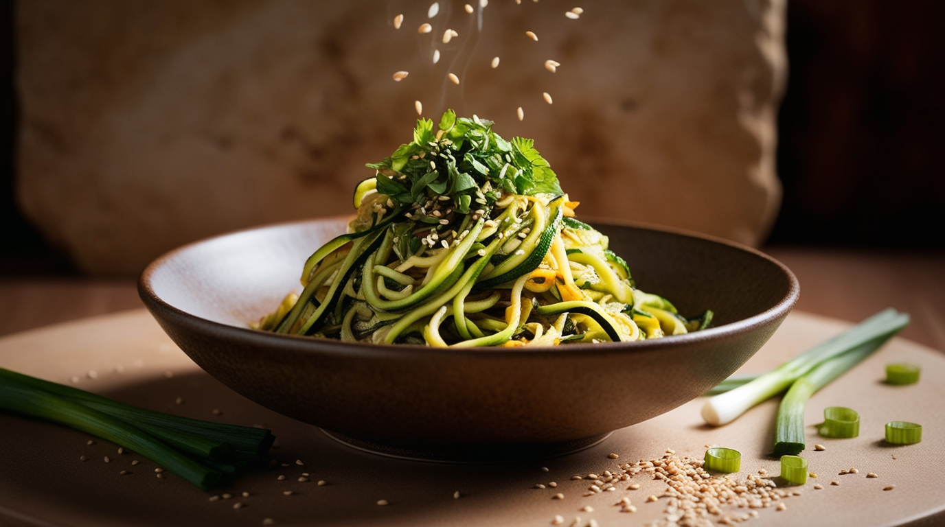 Low-Carb Vegetable Noodle Lunch: Ultimate Zucchini Stir-Fry Recipe