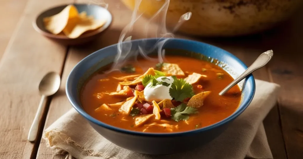 Spicy Chicken Tortilla Soup Recipe