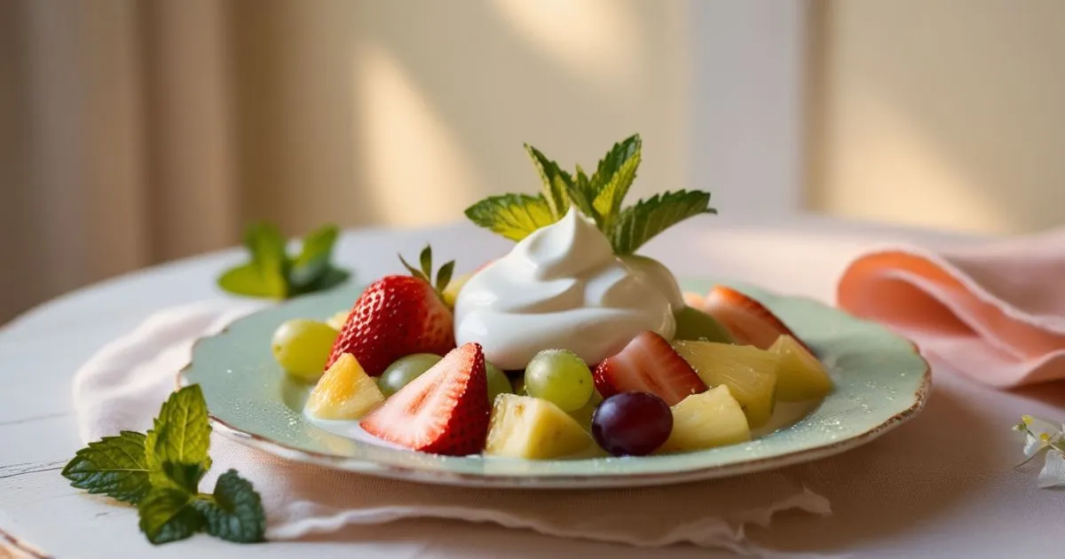 Fruit Breakfast Recipes Gingery Fruit Salad with Yogurt