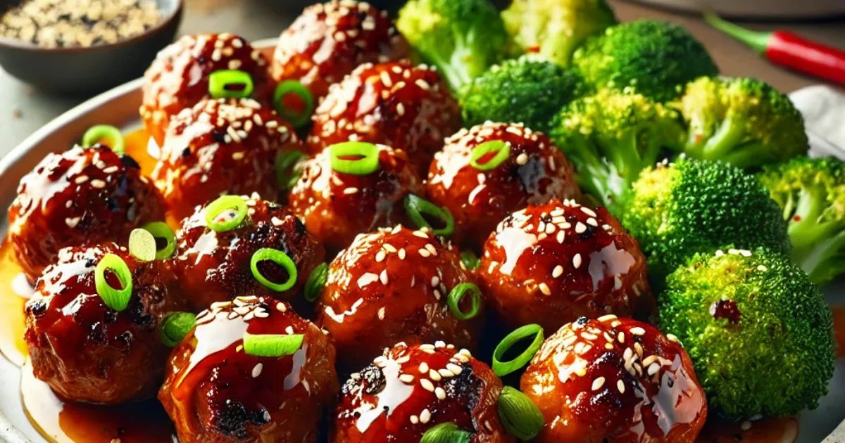 Honey Sriracha Glazed Meatballs: A Low-Calorie Flavored Protein Dinner