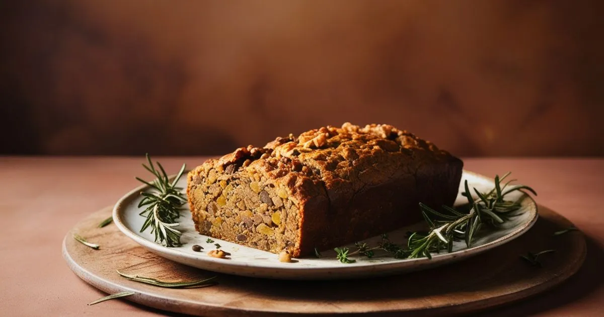 Festive Lentil and Walnut Loaf: A Holiday Favorite