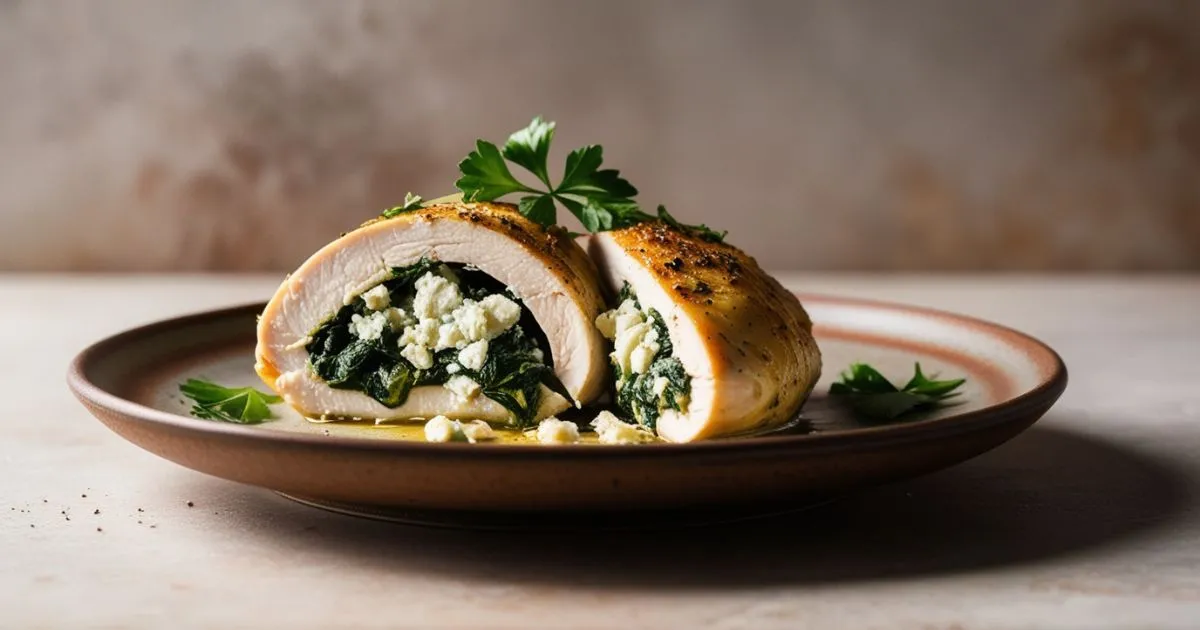 Savory Spinach and Feta Stuffed Chicken Breasts: A Gourmet Delight for Your Table