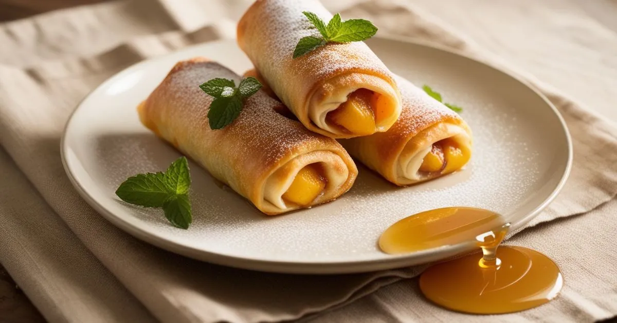 Peach Cobbler Egg Rolls: A Sweet Twist on a Southern Classic