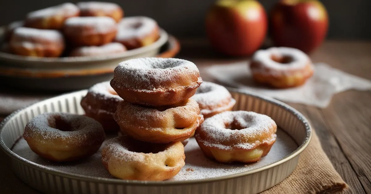 Healthy Baked Apple Fritters: A Low-Calorie Alternative